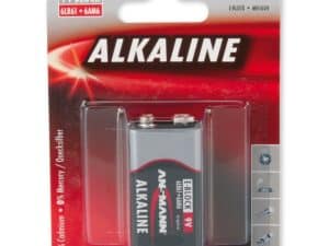 Batterij Red Alkaline 9V block blister